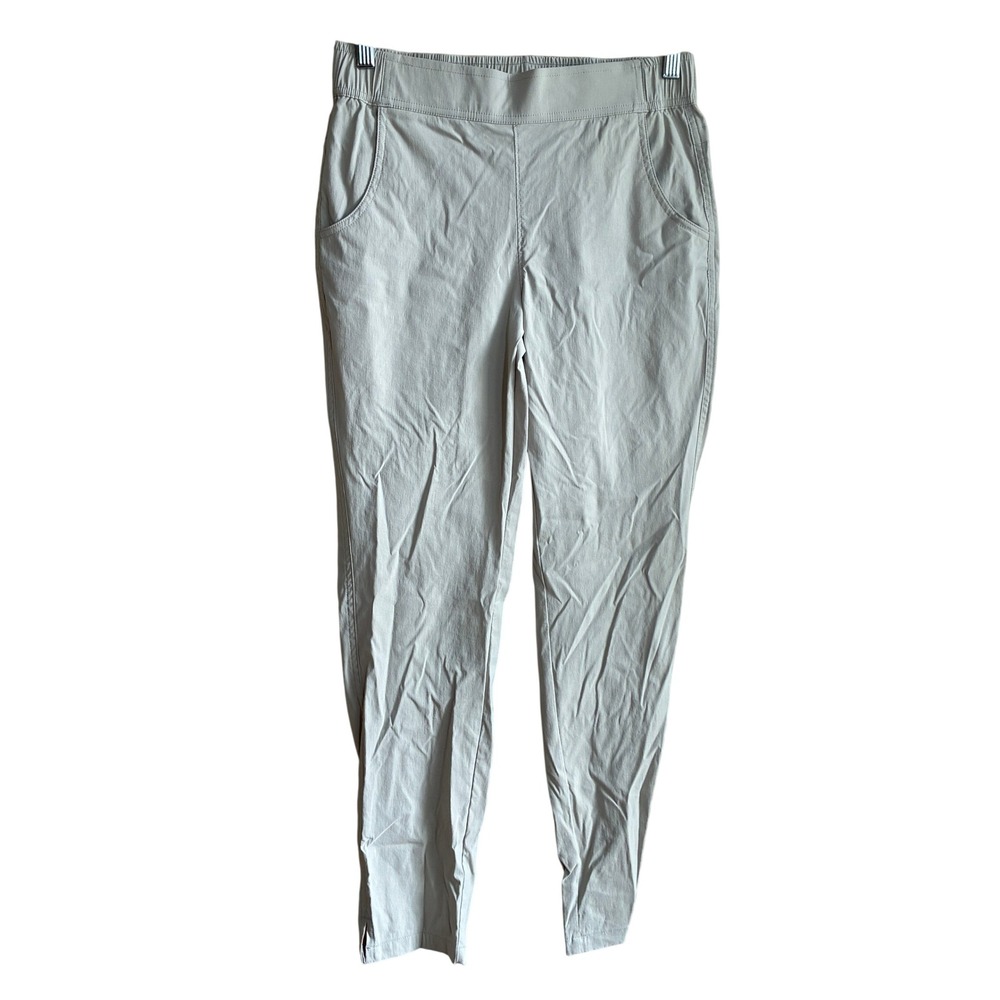 Eddie Bauer Pull On Hiking Pants XS Beige Womens Stretch Nylon 7360